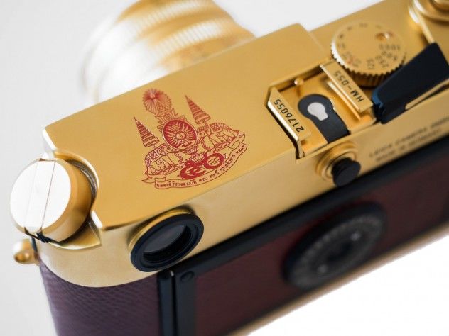 Leica's limited-edition golden cameras honoring HM the King go on display next week, and you can actually buy one  BK Magazine Online