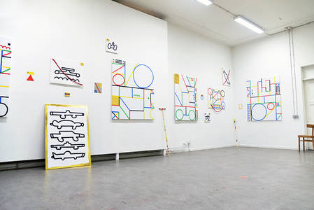 It's Nice That  Illustrator José Ja Ja Ja swaps the pencils for paints in new exhibition