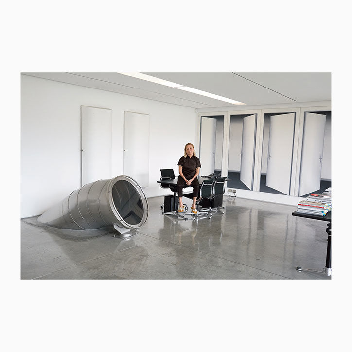 It's Nice That  Miuccia Prada and her office slide photographed by Juergen Teller for System mag