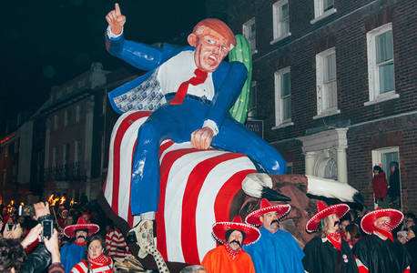 It's Nice That  Donald Trump, flaming crosses and smuggler uniforms: the strange sights of Lewes Bonfire