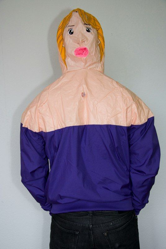 A-Trak : Fat-free since 1982!  » Blog Archive   » A windbreaker made out of an inflatable doll!