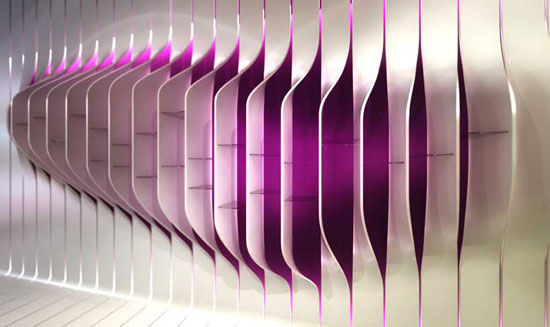 amanda levete architects: 'CORIAN® super-surfaces' at milan design week 09